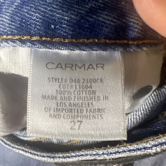 Carmar LF HERMIA KNEE CHAIN JEAN in Light Blue Size 27 - Picture 9 of 10